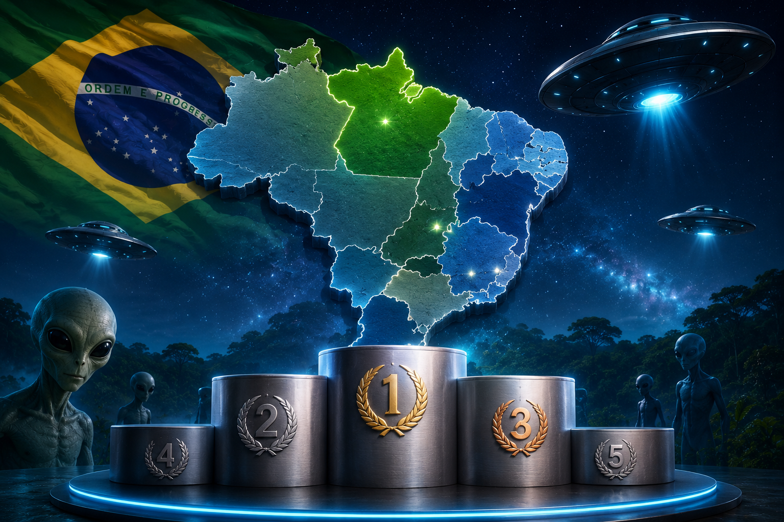OVNIs no Brasil: 5 estados brasileiros com mais relatos de fenômenos aéreos não identificados