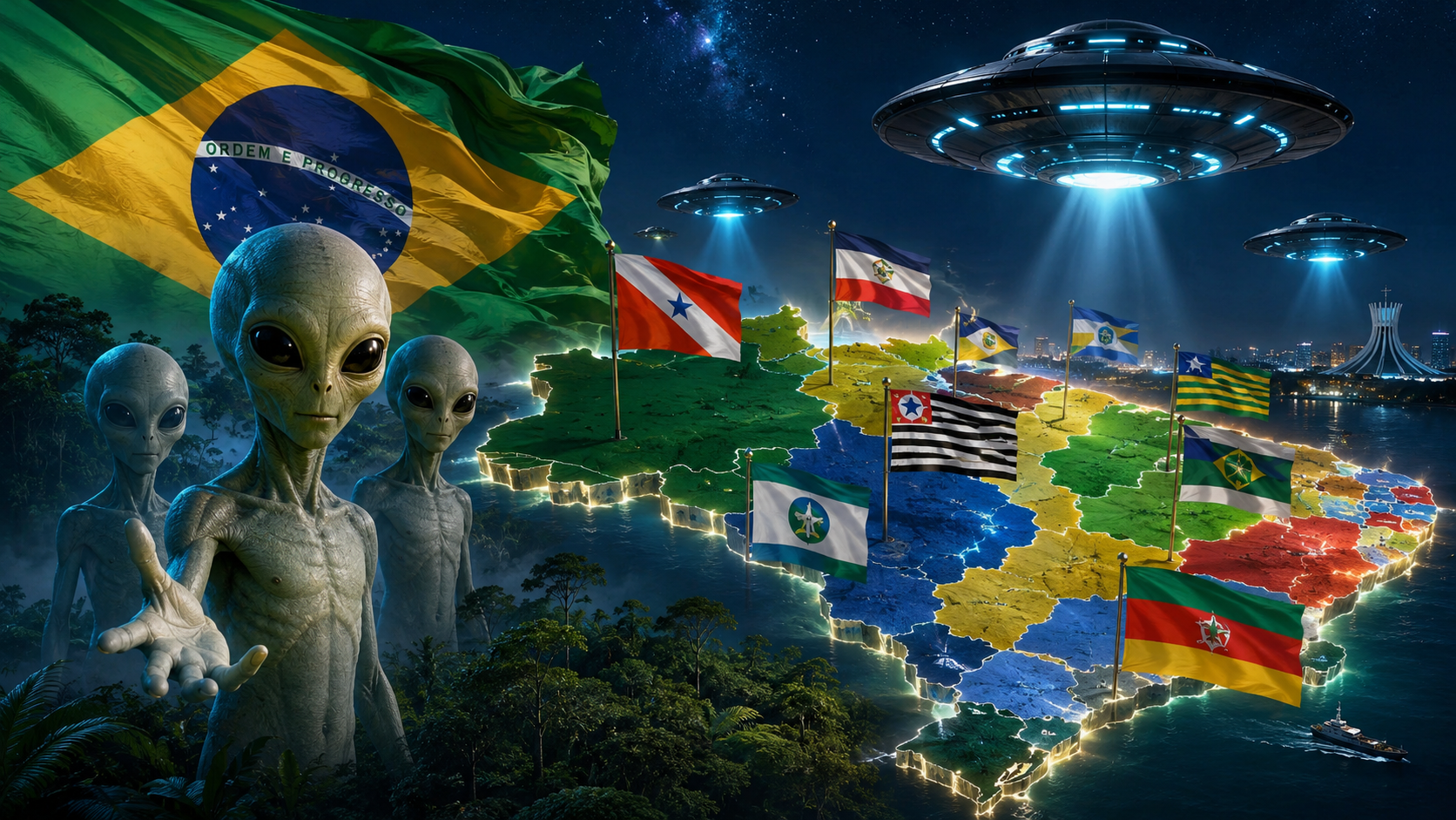 Nem Minas Gerais, nem Distrito Federal: descubra qual é o estado com mais casos de OVNIs registrados oficialmente no Brasil