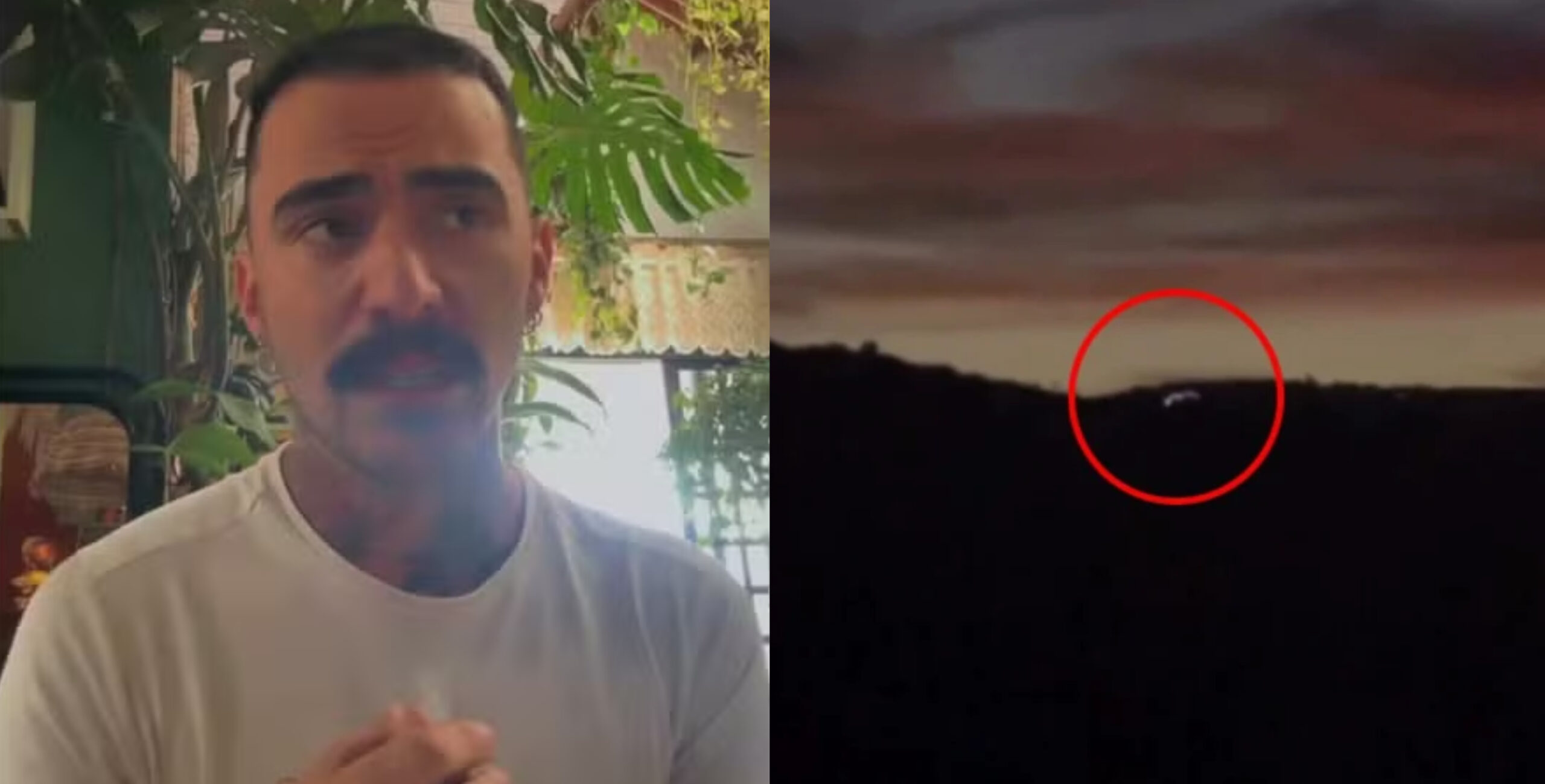 “Maior registro de OVNI do Brasil”: influenciador registra nave luminosa gigante sobre sítio no Paraná e agita a web